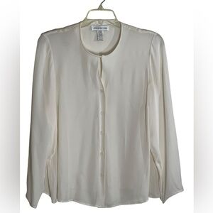 NWT Jones New York Catalina silk blouse. Size 14W. New - old stock